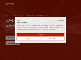 'packeta.com' screenshot