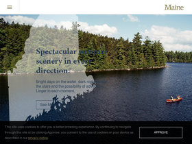 'visitmaine.com' screenshot