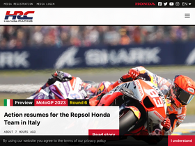 'honda.racing' screenshot