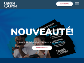 'energiecardio.com' screenshot