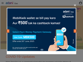 'adanigas.com' screenshot