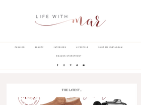 'lifewithmar.com' screenshot
