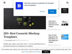 'thedesignest.net' screenshot