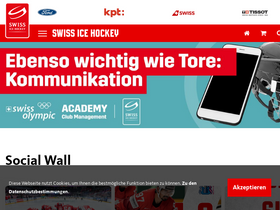 'sihf.ch' screenshot