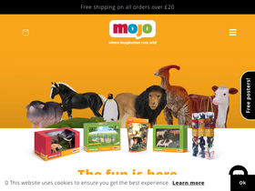 Mojofun homepage screenshot