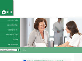 'kfh.de' screenshot