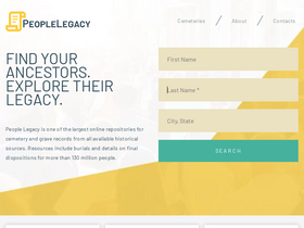 'peoplelegacy.com' screenshot