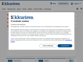 'kkuriren.se' screenshot