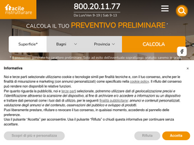 'facileristrutturare.it' screenshot