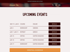 'krishnadas.com' screenshot