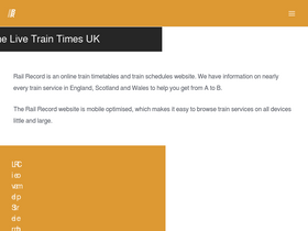 'rail-record.co.uk' screenshot