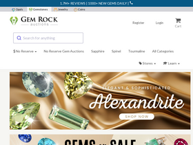 'gemrockauctions.com' screenshot