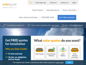 'solarguide.co.uk' screenshot