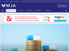 'mja.com.au' screenshot