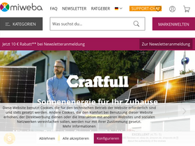 'miweba.de' screenshot