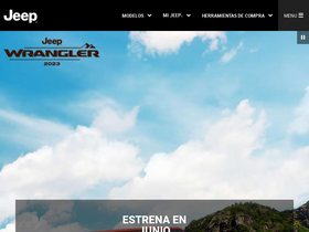 'jeep.com.mx' screenshot