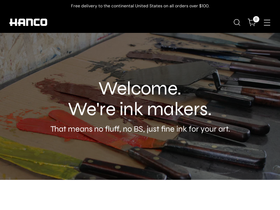 hancoink.com homepage screenshot
