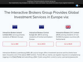 'interactivebrokers.eu' screenshot