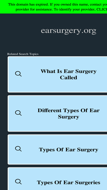 earsurgery.org