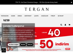 'tergan.com.tr' screenshot