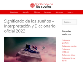 'misignificadodelossuenos.com' screenshot