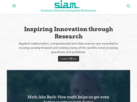 'siam.org' screenshot