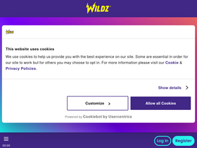 'wildz.com' screenshot