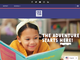 'isd728.org' screenshot