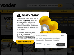 'vonder.com.br' screenshot