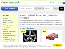 'aanbodpagina.nl' screenshot