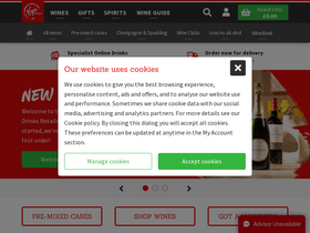 'virginwines.co.uk' screenshot