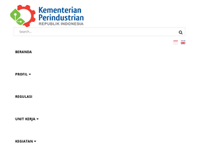 'kemenperin.go.id' screenshot