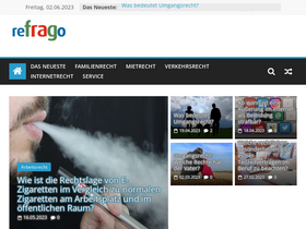 'refrago.de' screenshot