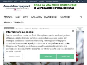 'animalidacompagnia.it' screenshot