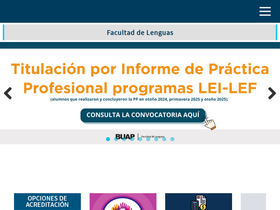 'facultaddelenguas.com' screenshot