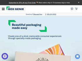 'boxgenie.com' screenshot