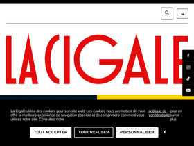 'lacigale.fr' screenshot
