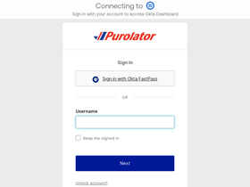 purolator.okta.com Traffic Analytics, Ranking & Audience [August 2024 ...