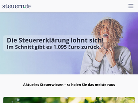 'steuern.de' screenshot