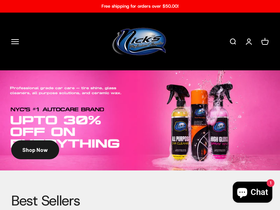 Nick's Professional Supplies homepage screenshot