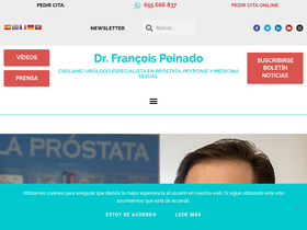 'doctorpeinado.com' screenshot
