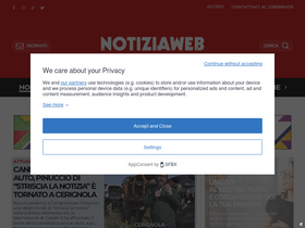 'lanotiziaweb.it' screenshot