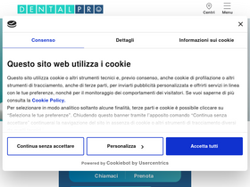 'dentalpro.it' screenshot