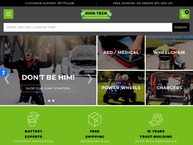 'techbatterysolutions.com' screenshot