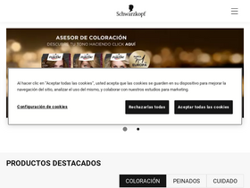 'schwarzkopf.es' screenshot