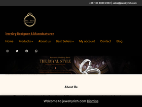 JewelryRich homepage screenshot