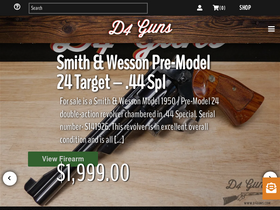 'd4guns.com' screenshot