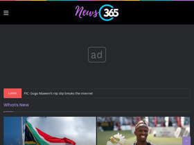 'news365.co.za' screenshot