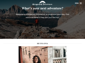 'unexpectedoccurrence.com' screenshot