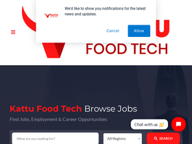 'kattufoodtech.com' screenshot
